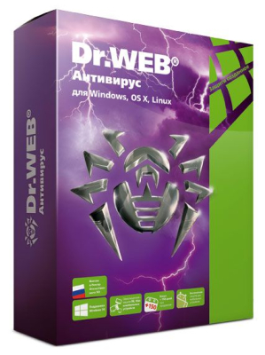 Ключ активации DR.Web 4PC Anti-virus 1Y (LHW-AK-12M-4-A3) 